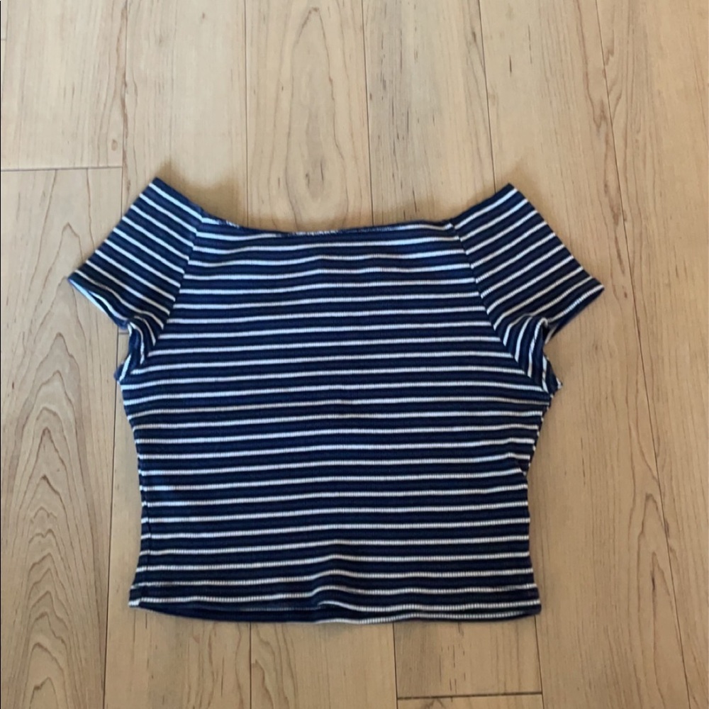 striped brandy melville top one size